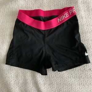 Small 3” inseam Nike Compression Shorts/Spandex